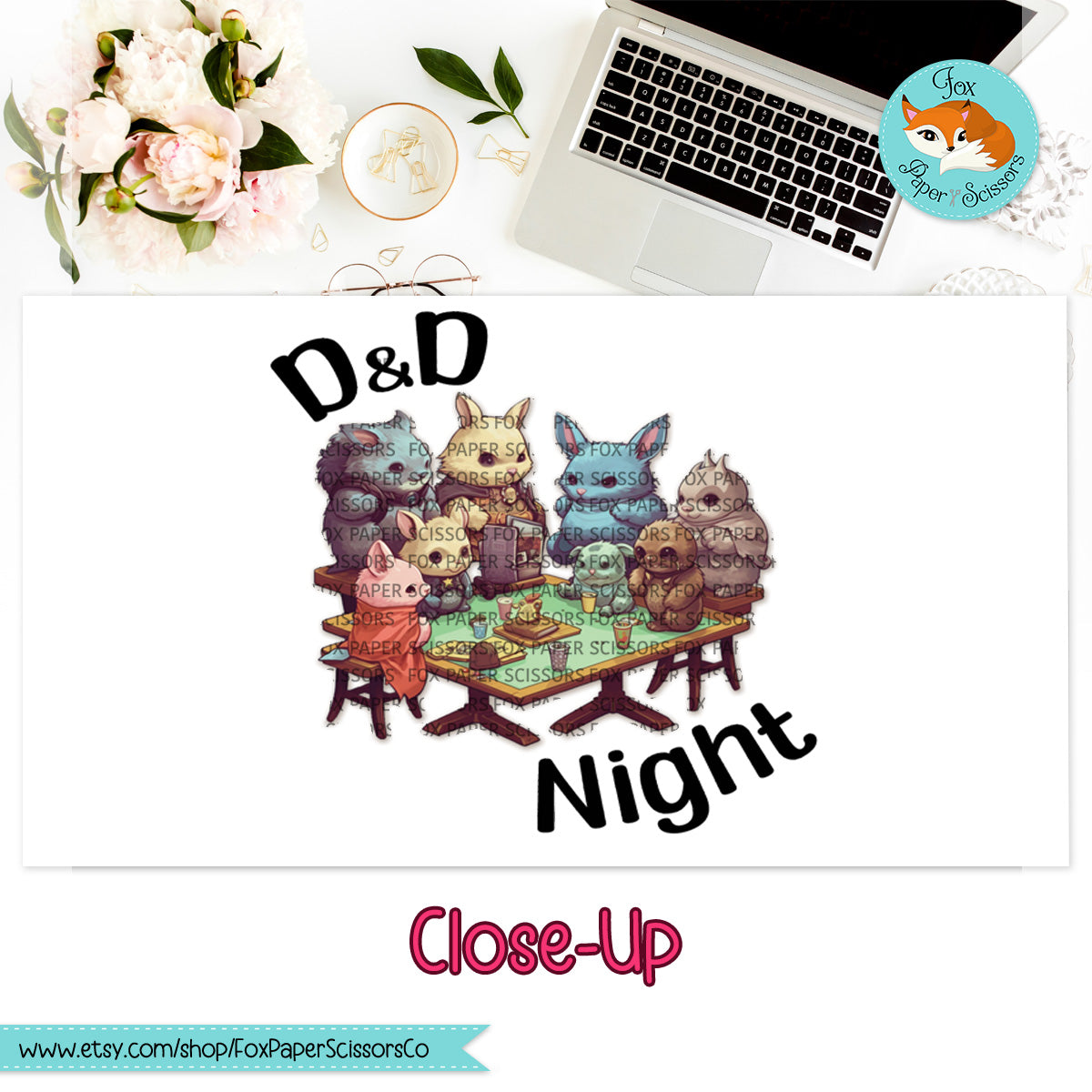 Animals Playing D&D Planner Stickers - 2" Sticker