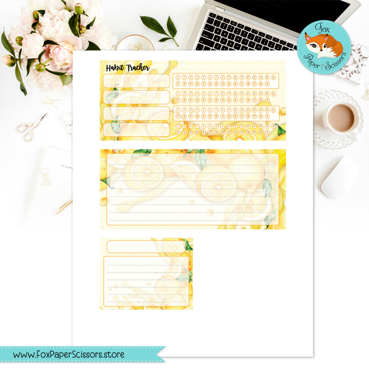 Lemonade | EC Printable Monthly Dashboard