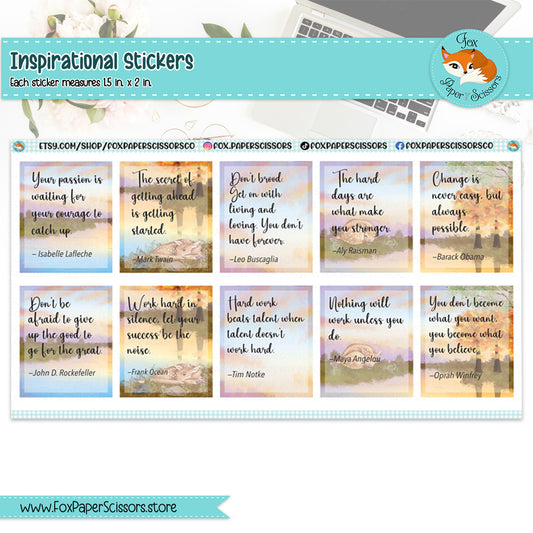 Autumn Inspirational Stickers