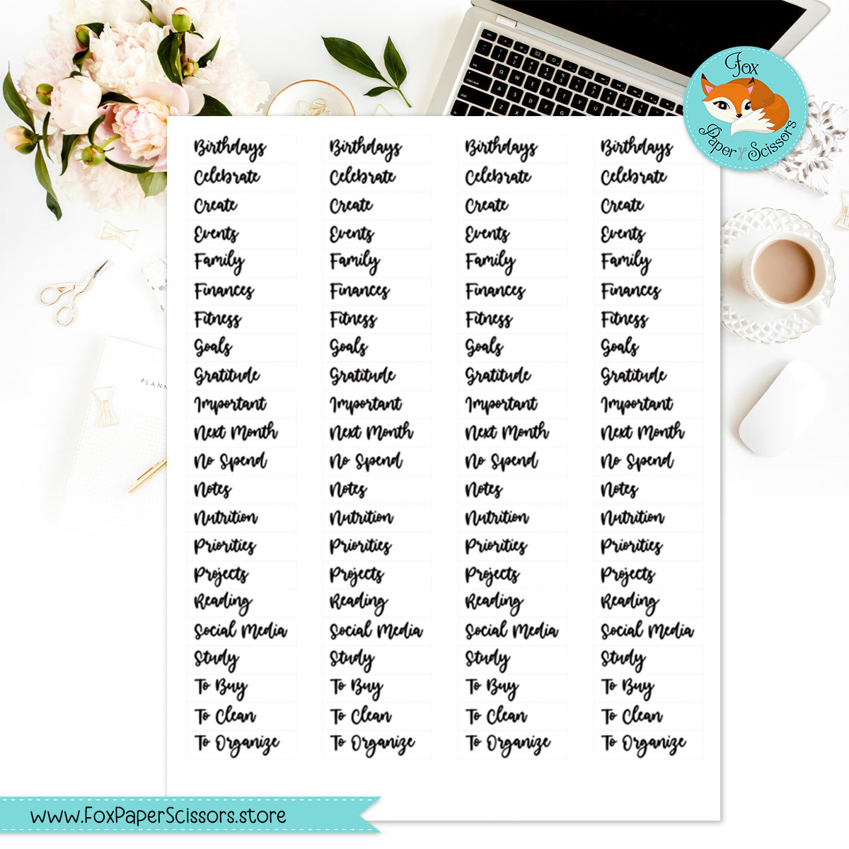 Lemonade | HP Printable Monthly Dashboard