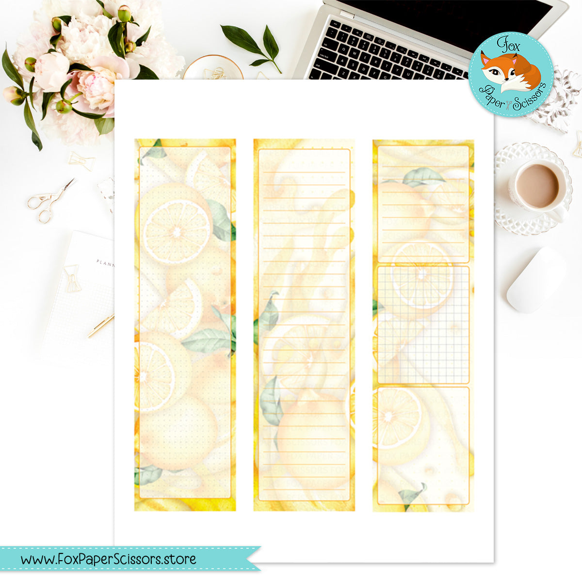 Lemonade | HP Printable Monthly Dashboard