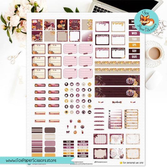 Mulled Wine | Hobonichi Weeks Printable Weekly Kit
