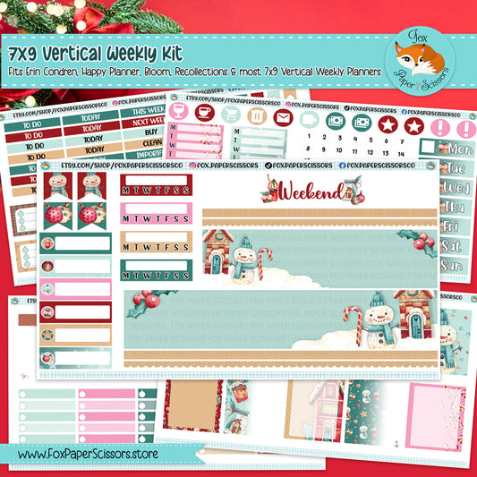 Magical Christmas | Weekly Planner Sticker Kit 7x9 VL