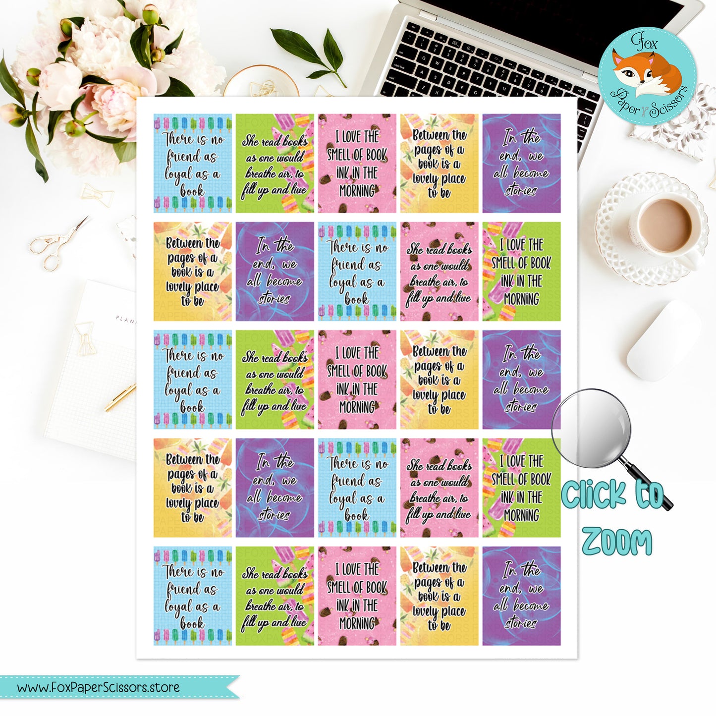 Popsicles | Readers Inspiration Stickers