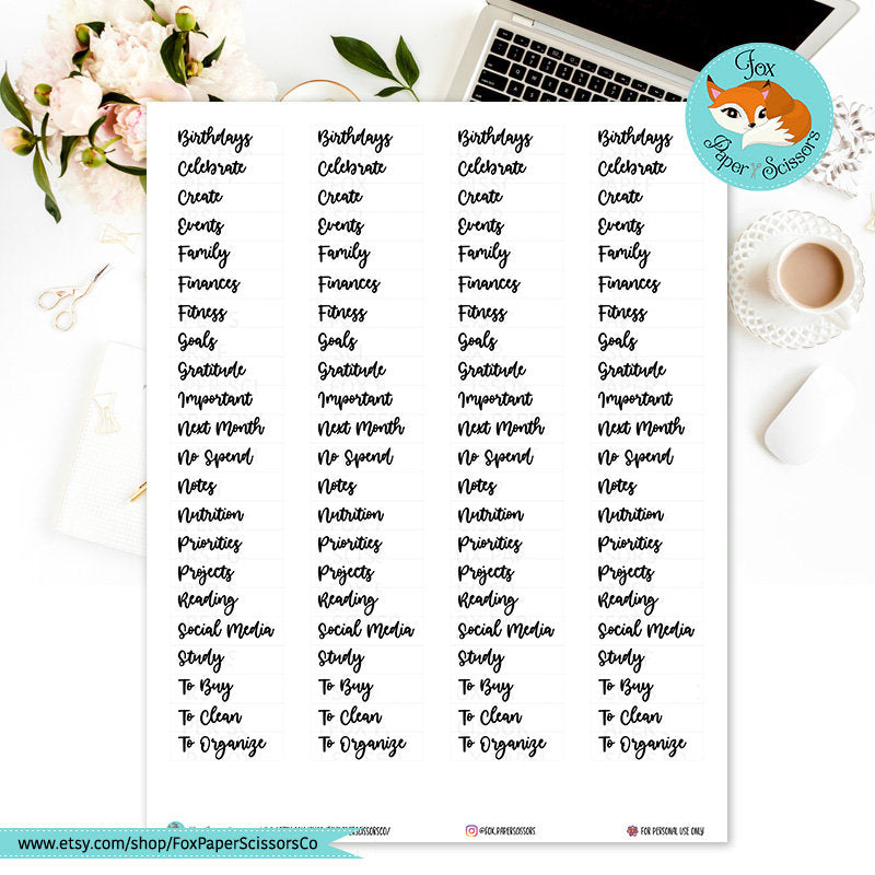 Aqua Flowers | HP Printable Monthly Dashboard