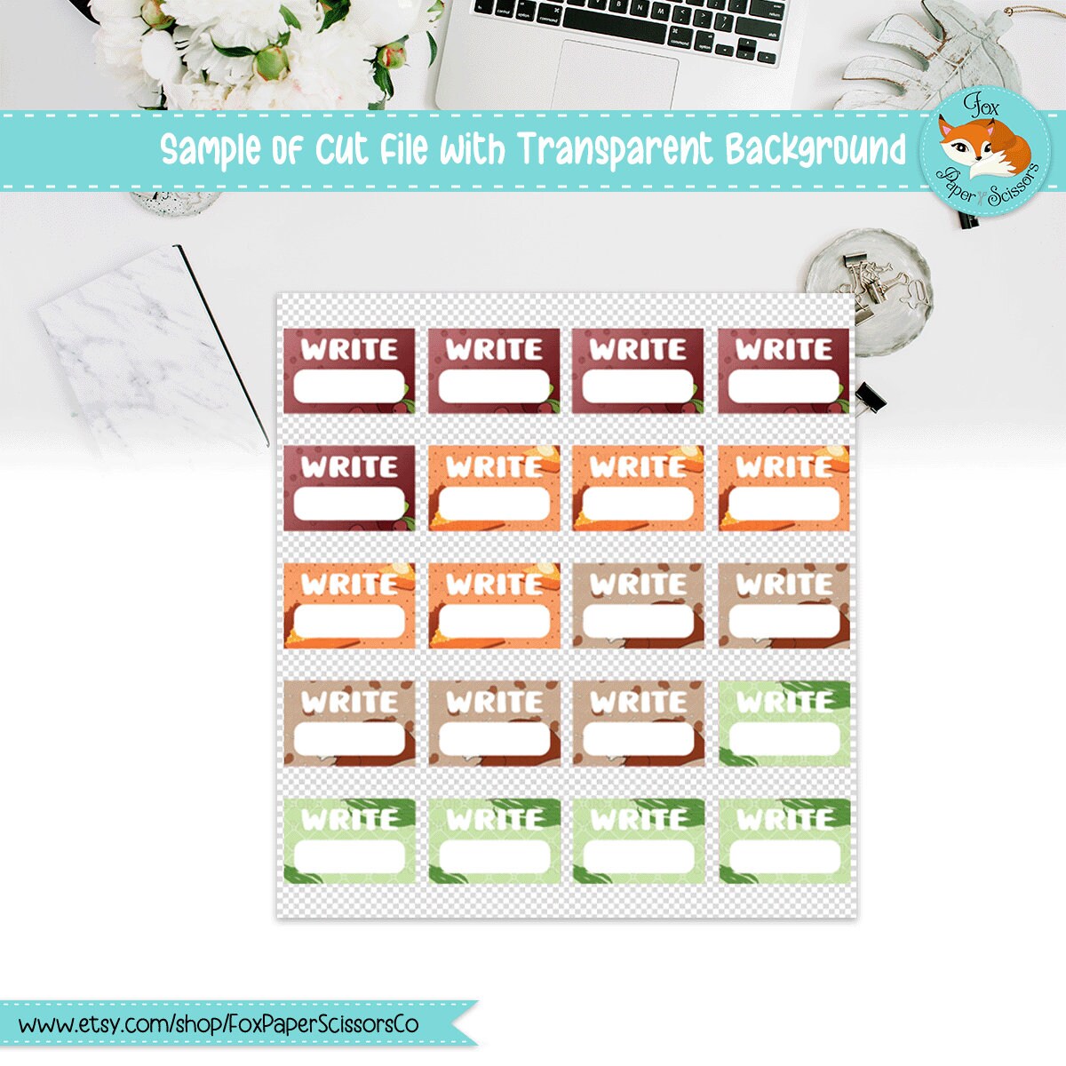 Thanksgiving Foods | Printable Writer Task Stickers