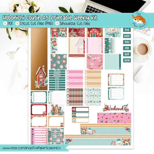 Magical Christmas | Hobonichi Printable Weekly Kit