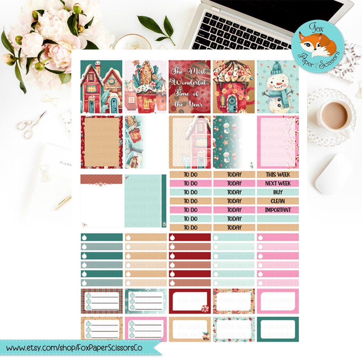 Magical Christmas | Printable Weekly Kit 7x9 VL