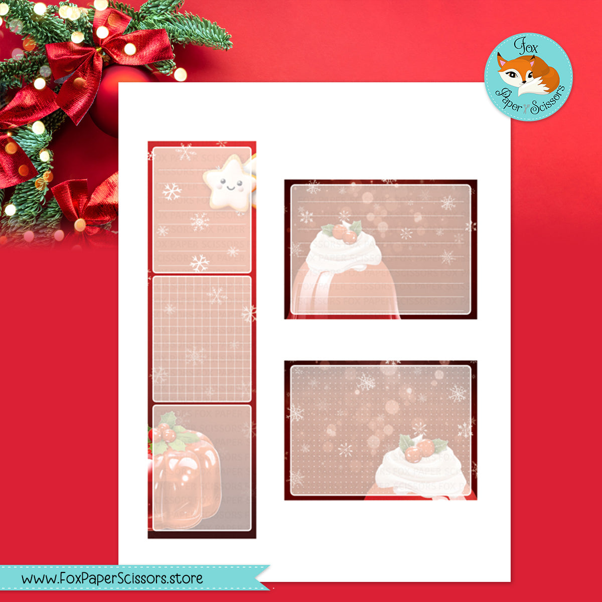 Christmas Treats | HP Printable Monthly Dashboard