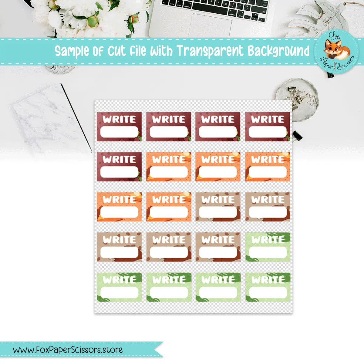 Thanksgiving Foods | Printable Writer Task Stickers