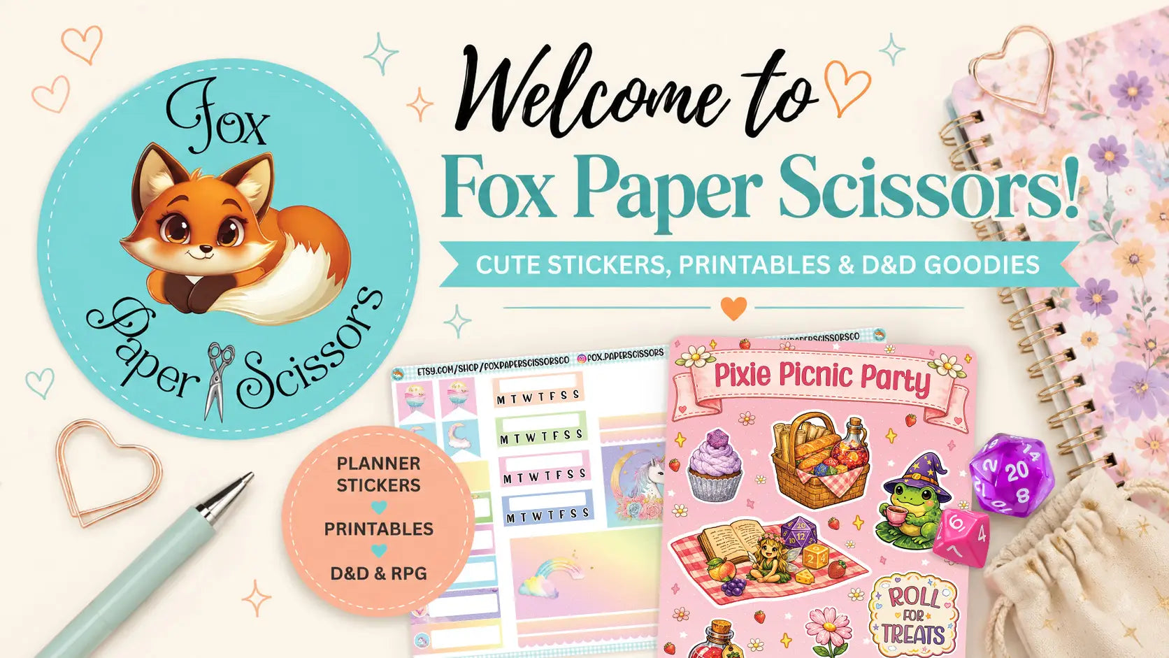 Load video: Welcome to Fox Paper Scissors!