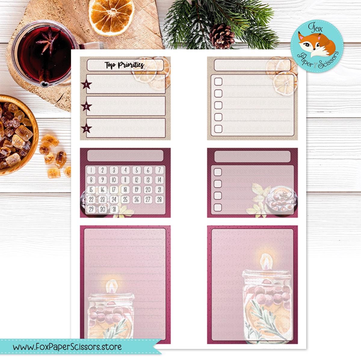 printable monthly dashboard,printable,planner dashboard,planner sticker,dashboard,sticker,erin condren,ec, ecvl,digital,download,cricut,print and cut,vertical,layout,7x9,fall,autumn,harvest,wine,mulled, mulling,spice,burgundy,winter,september,october