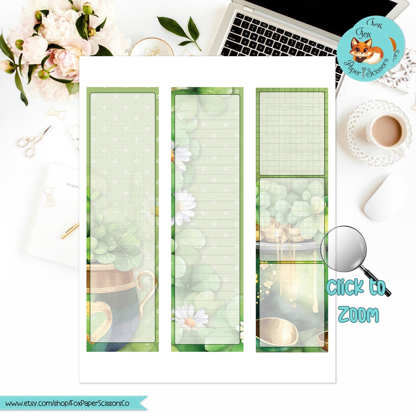St Patrick's Day | HP Printable Monthly Dashboard