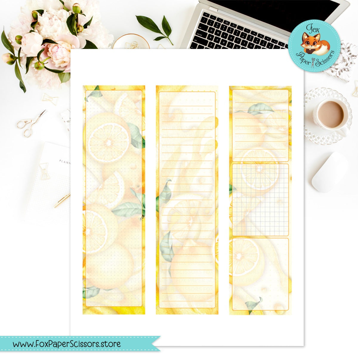 Lemonade | HP Printable Monthly Dashboard