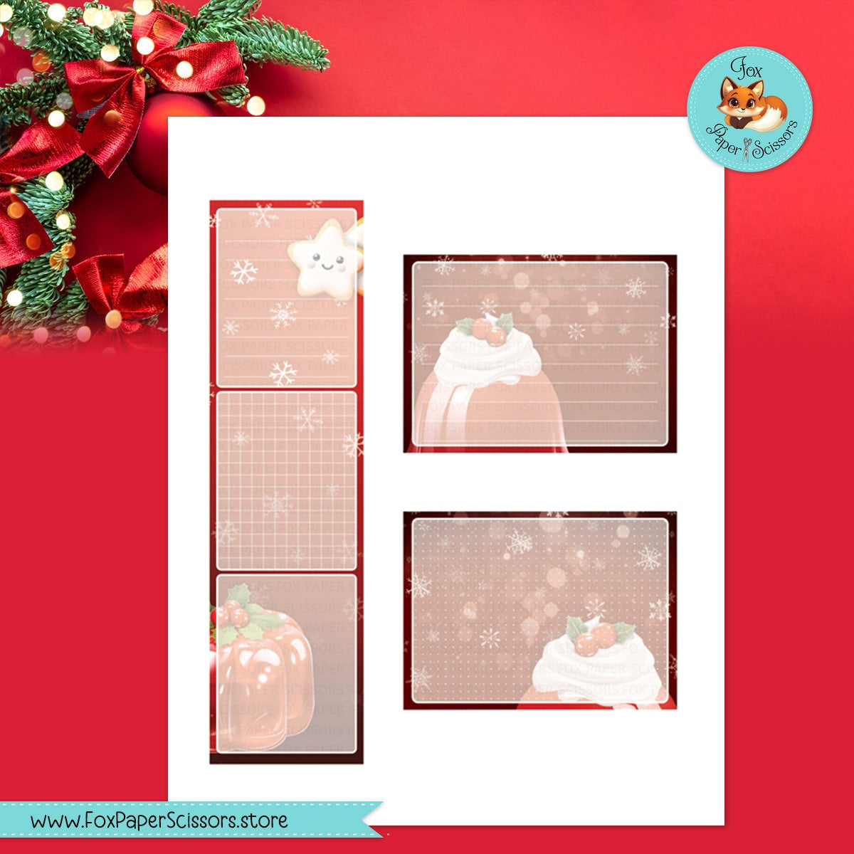 Christmas Treats | HP Printable Monthly Dashboard