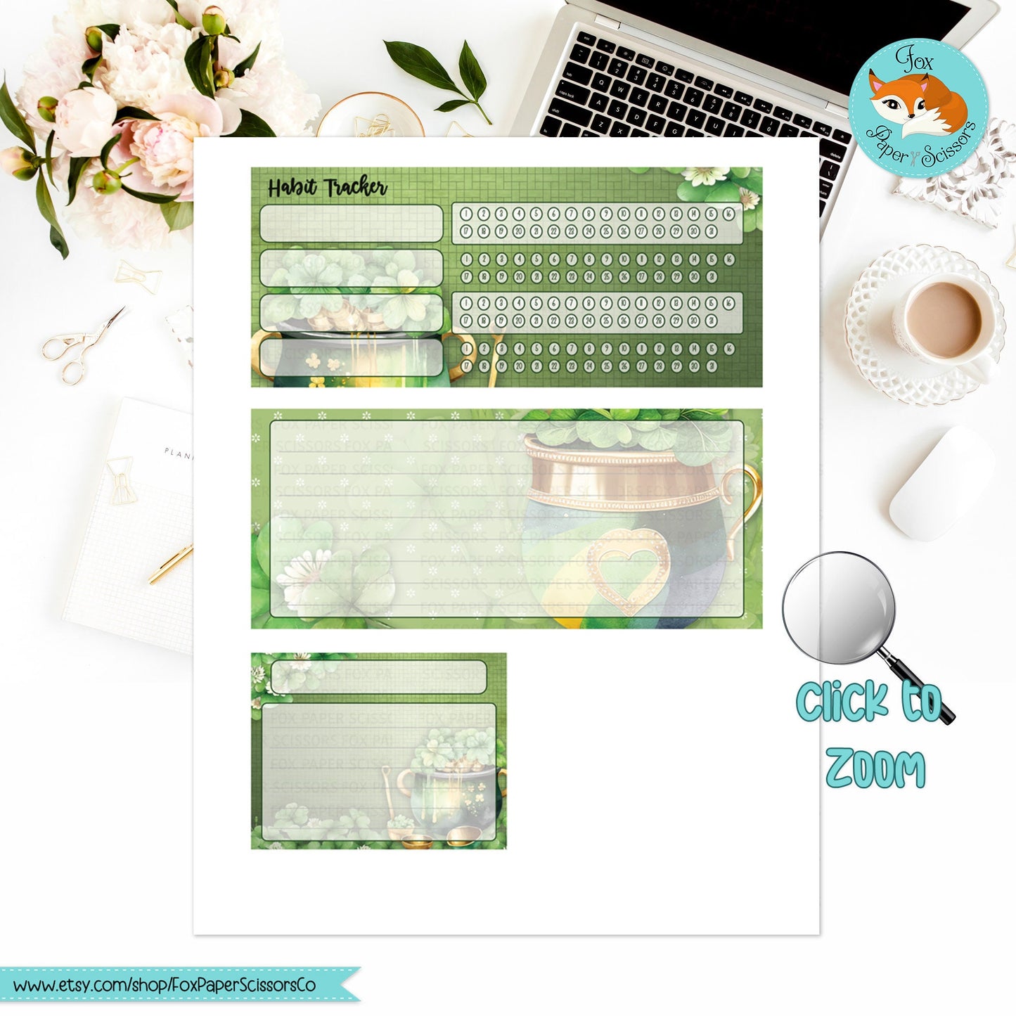 St Patrick's Day | EC Printable Monthly Dashboard