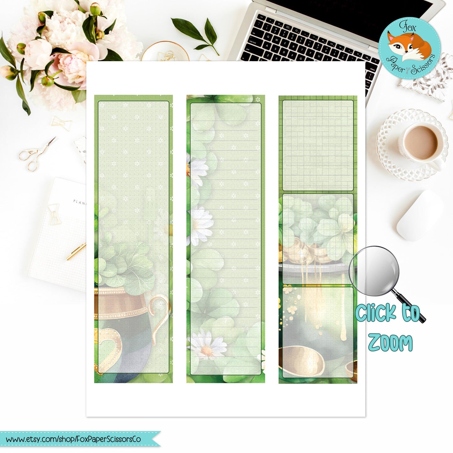St Patrick's Day | HP Printable Monthly Dashboard